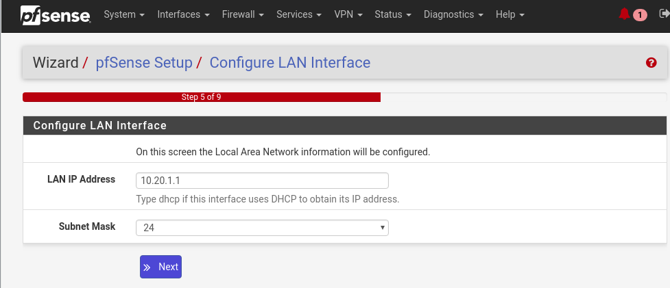 Configure LAN Interface